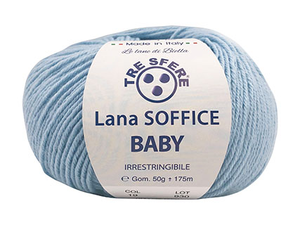 LS15-19Laine bébé bleu ciel