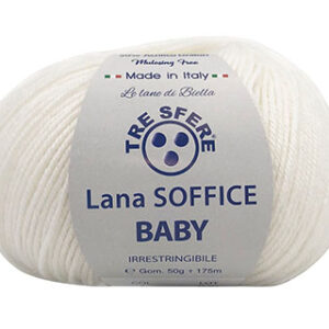 LS15-1Laine bébé blanc