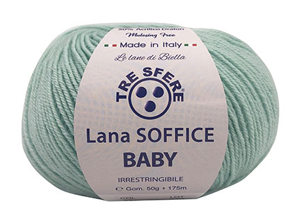 LS15-21Laine bébé bleu vert