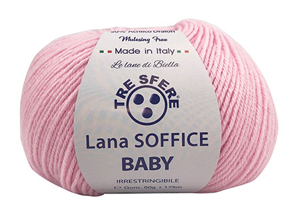 LS15-306Laine bébé rose bonbon