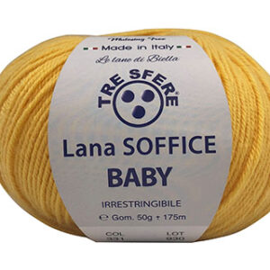 LS15-331Laine bébé jaune