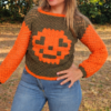 pull crochet le granny d halloween 1